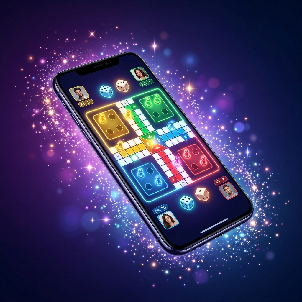 Crash+ Ludo Game on smartphone